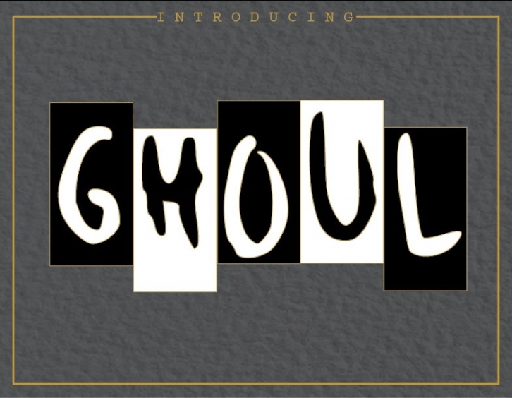 GHOUL FONT Font Download