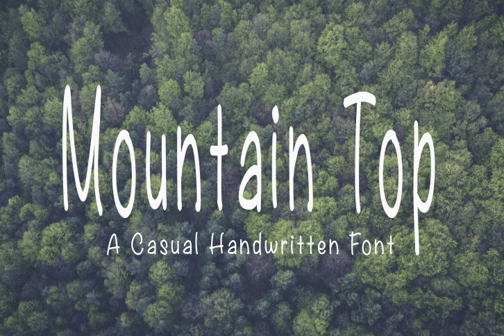 Mountain Top Handwritten Font Download