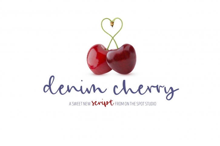 Denim Cherry Font Download