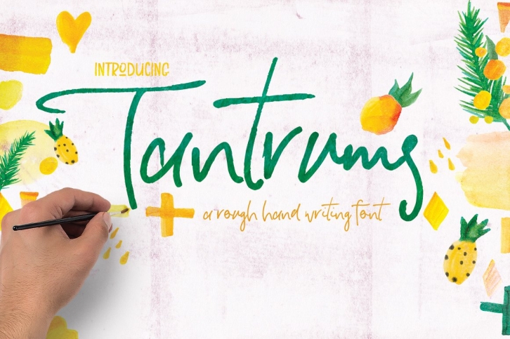 Tantrums Hand Writing Font Download