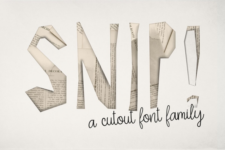 SNIP! Family Font Download