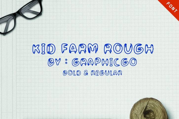 Kid Farm Rough Font Download