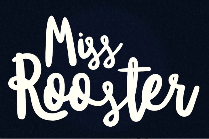 Miss Rooster font Font Download