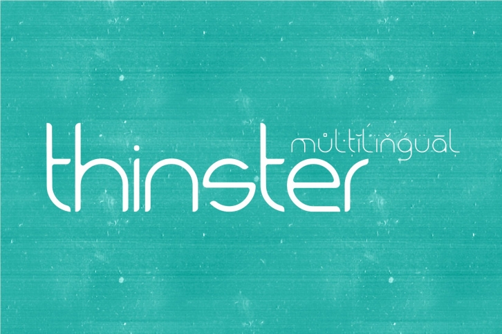 Thinster Typeface Font Download