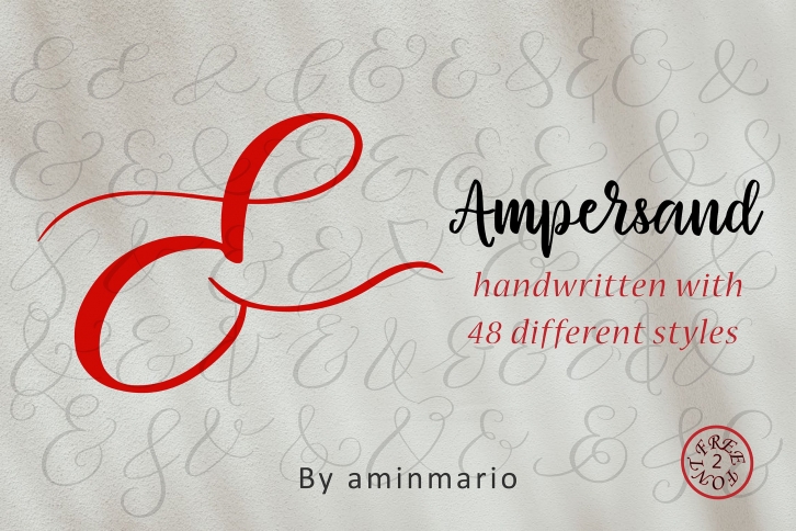 AMPERSAND Font Download