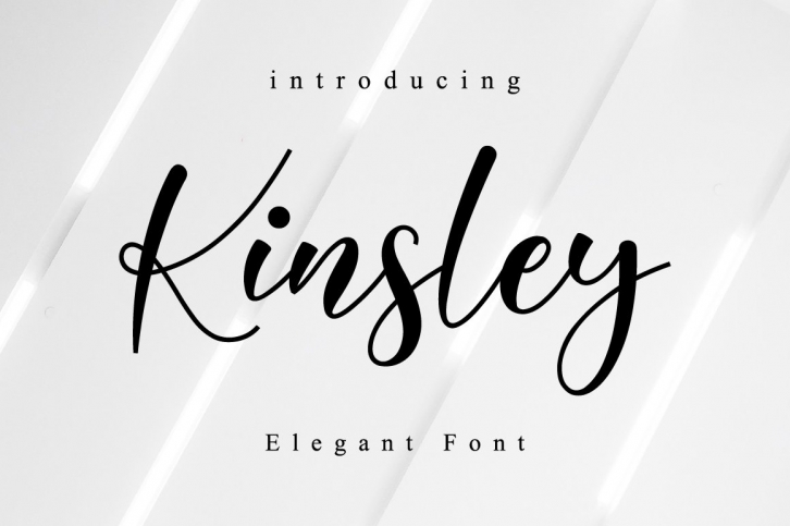 Kinsley // Elegant Font Download