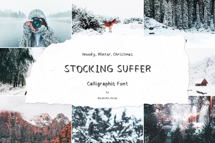 Stocking Suffer Calligraphy Font Download