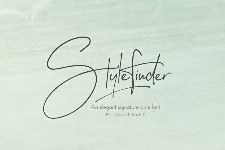 Stylefinder Modern Calligraphy Font Download