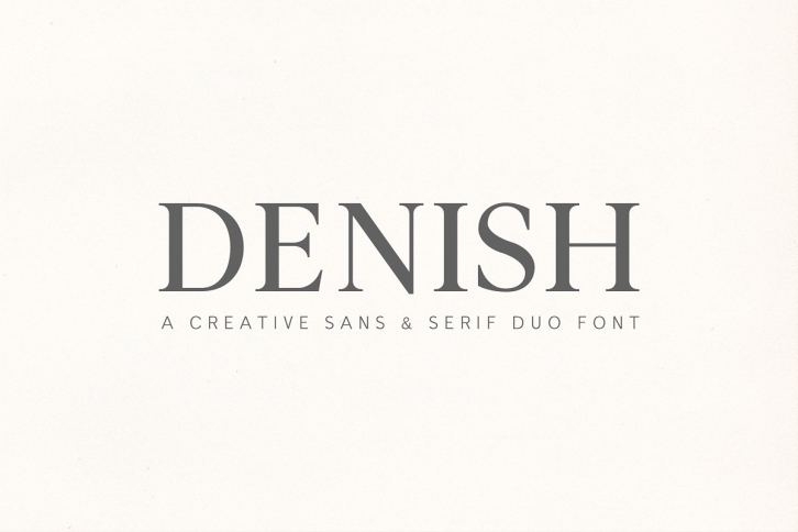 Denish Sans  Serif Duo Family Font Download
