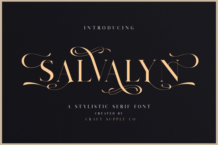 Salvalyn Font Download