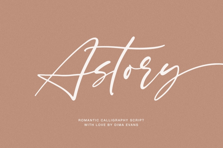 Astory // Romantic Script SALE Font Download