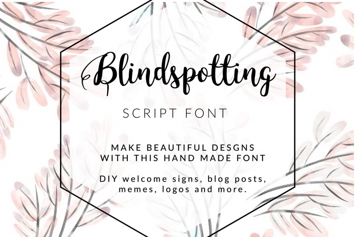 Blindspotting Handmade Script Font Download