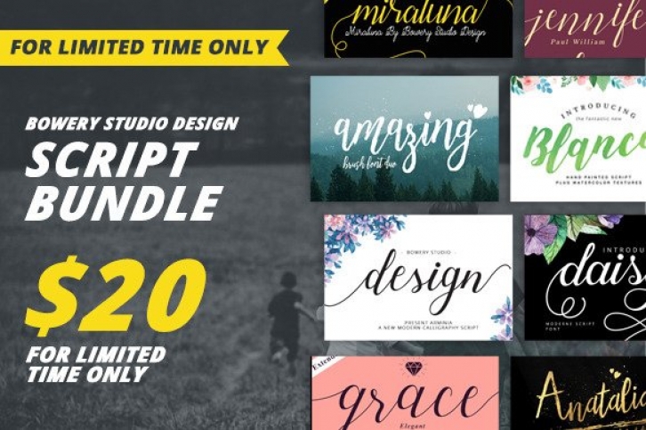 Bowery Bundle ex. license 98% off Font Download