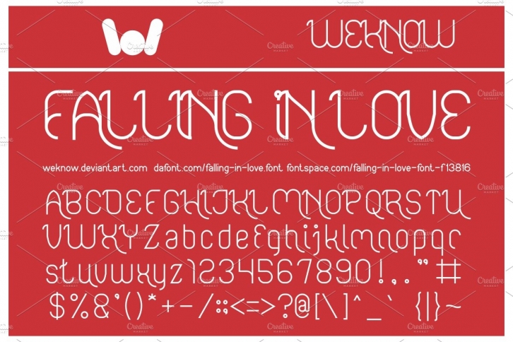 Falling In Love Font Download