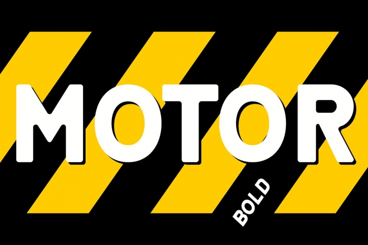 Motor 4F Bold Font Download