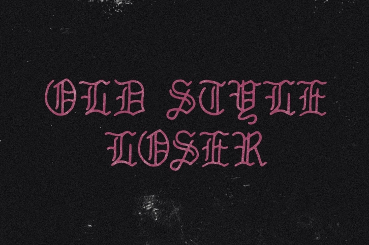 Old Style Loser Font Download