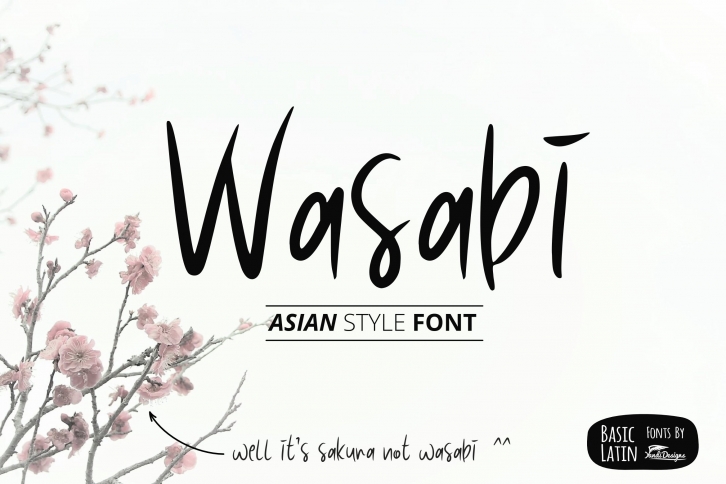 Wasabi Asian Style Font Download