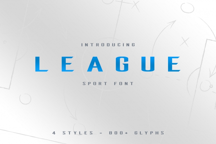 League Sport Typeface Font Download