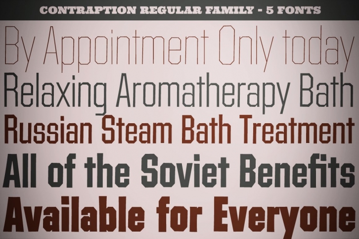 Contraption Regular Family Font Download