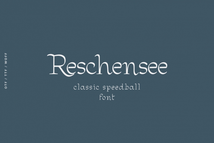 Reschensee font Font Download