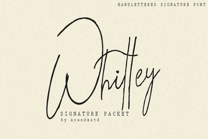 Whitley Signature Typeface Font Download