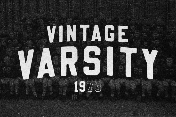 Vintage Varsity Font Download