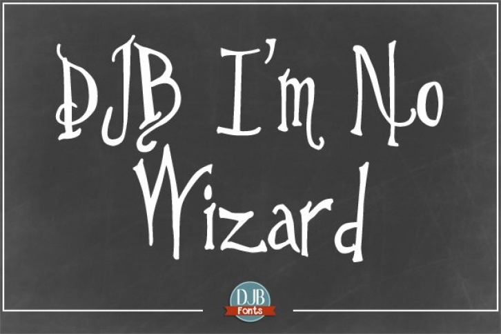 DJB I'm No Wizard Font Download