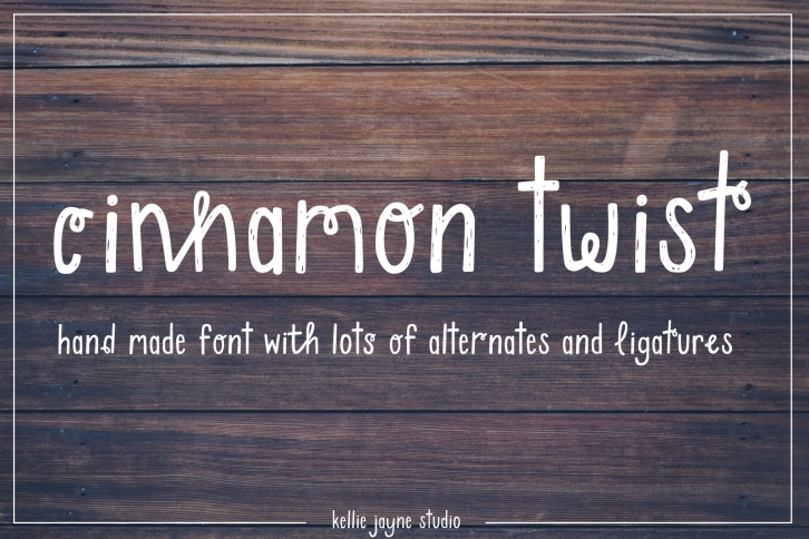 Cinnamon Twist Handdrawn Font Download