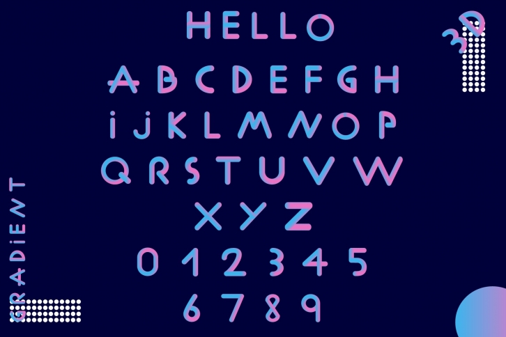 3d letters alphabet type 2020 Font Download