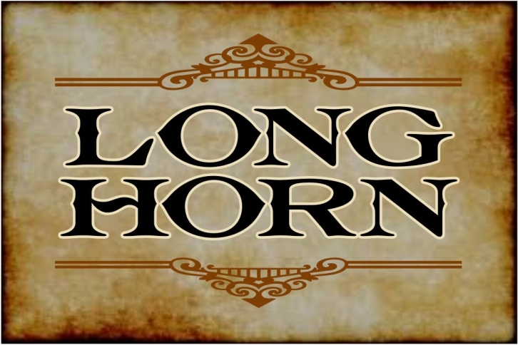 Longhorn Font Download
