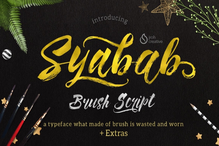Syabab Brush Script Font Download