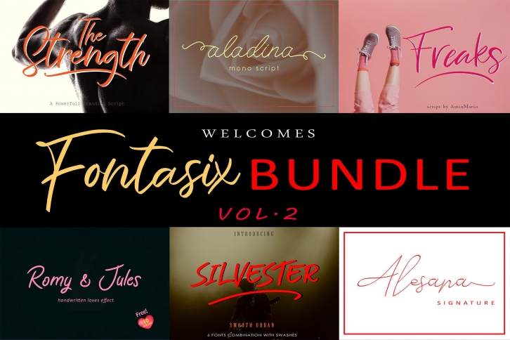 FONTASIX BUNDLE // VOL.2 Font Download