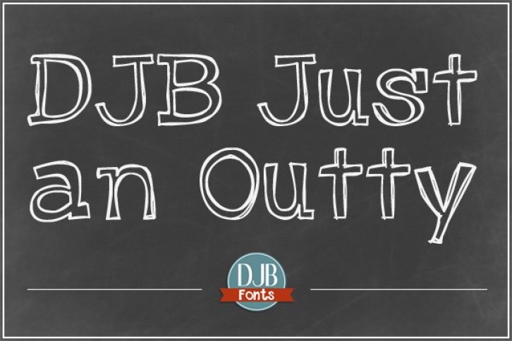 DJB Just an Outty Font Download