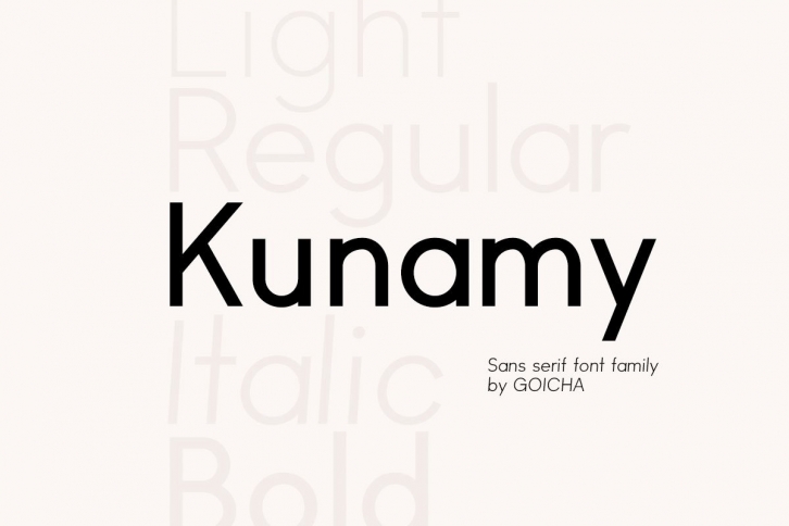 Kunamy Font Download