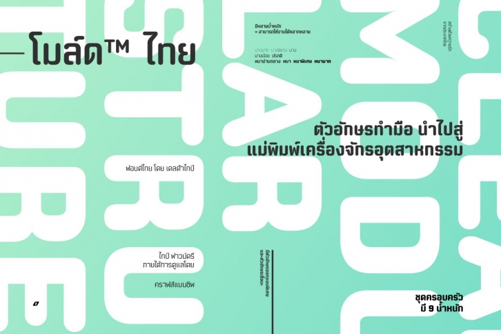 Moldr Thai (Complete Family) Font Download