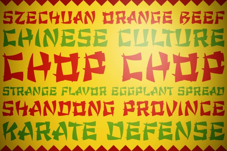 Chop Chop Font Download