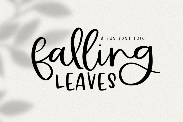 Falling Leaves Font Download