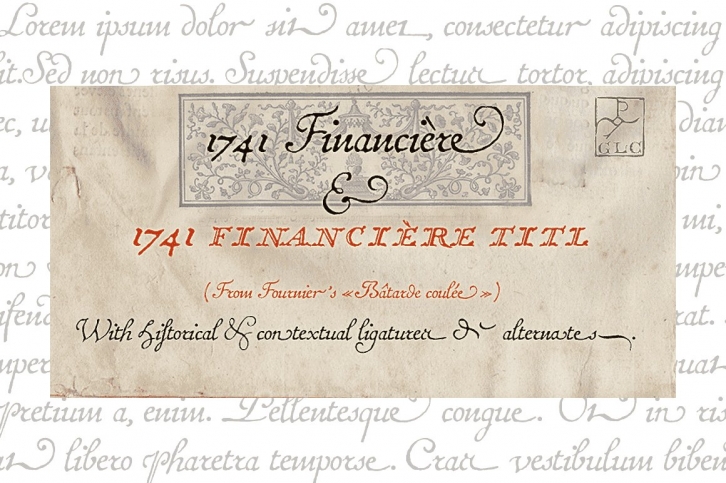 1741 Financiere Family OTF Font Download