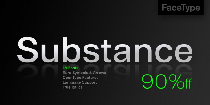 Substance Family 90% off Font Download