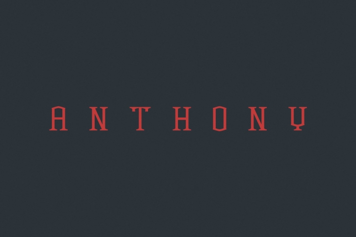 Anthony Font Download