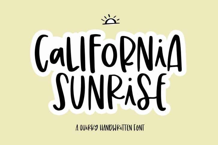 California Sunrise Font Download