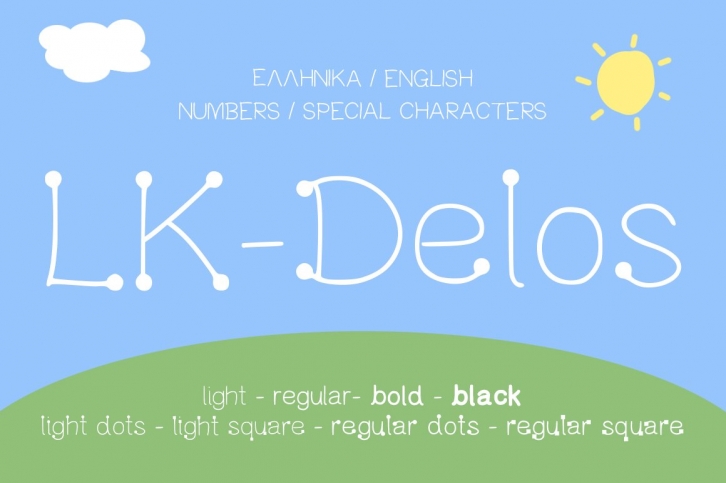 Delos Playful Kids Inspired Font Download