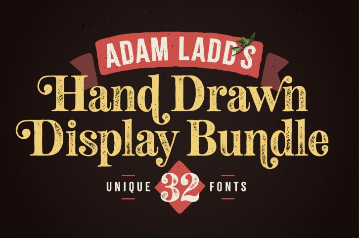 Hand Drawn Display Bundle Font Download
