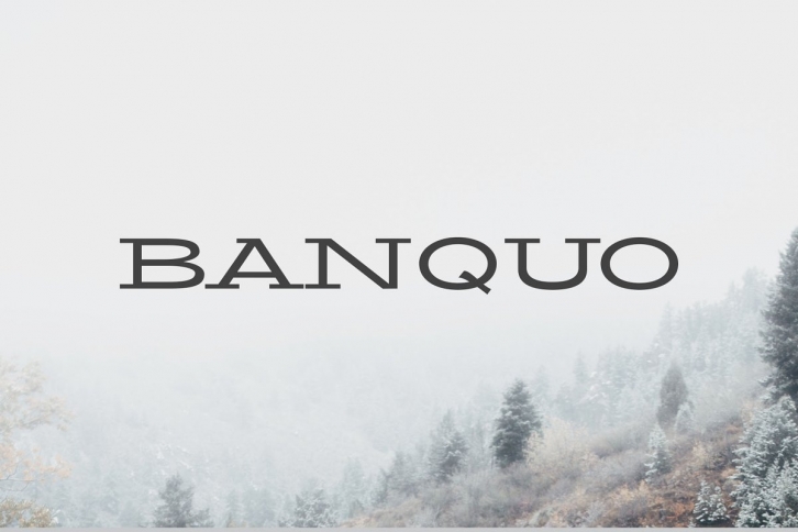 Banquo Serif Family Font Download