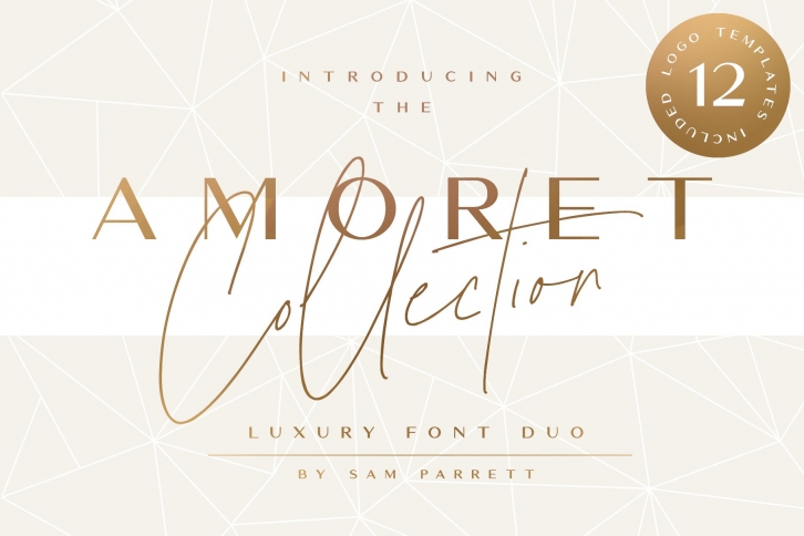 The Amoret Duo + 12 Logos Font Download