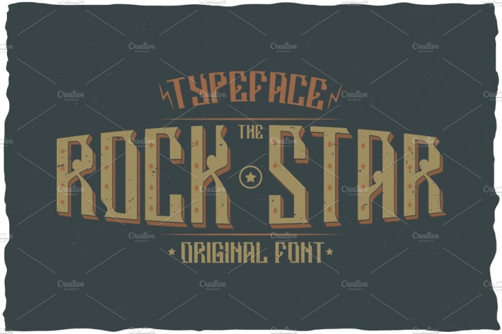 Rockstar Label Typeface Font Download