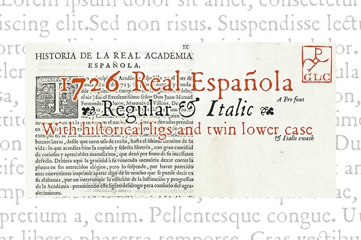 1726 Real Espanola Family OTF Font Download