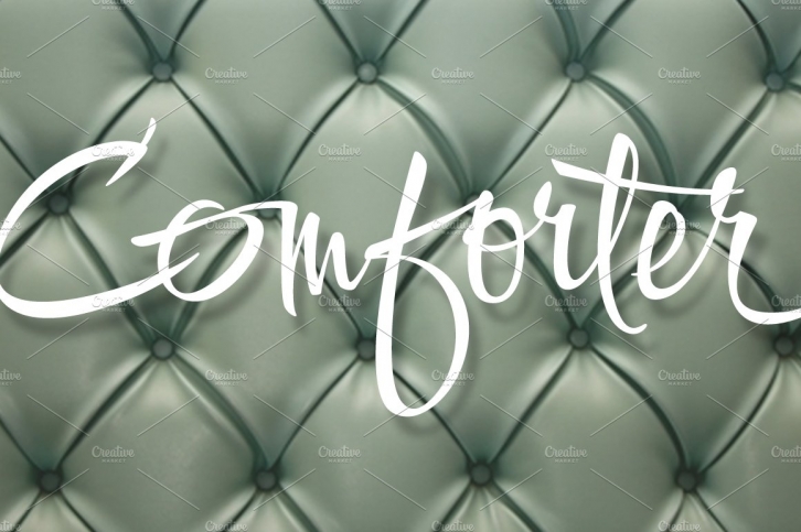Comforter 60% Off Pre-release price. Font Download