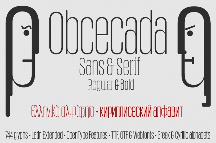Obcecada Sans  Serif Font Download