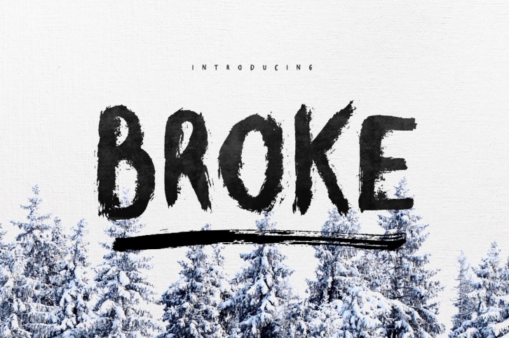 Broke Typeface Font Download